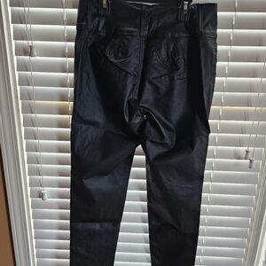 Brand new faux leather black jeans